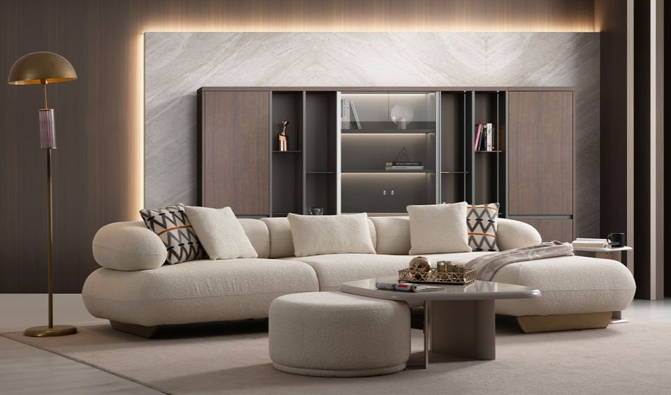 Glamour Relax Sofa Set