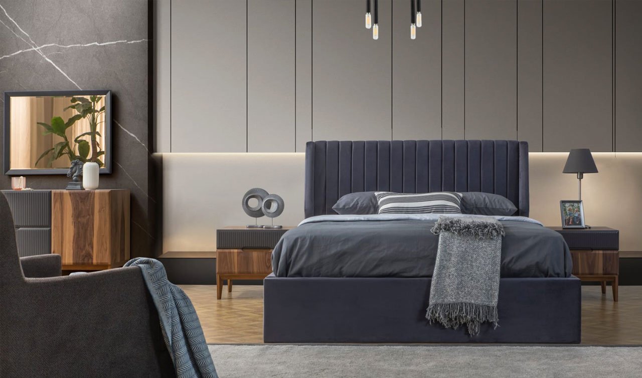 Loft Yatak Odası Takımı - Ceviz
