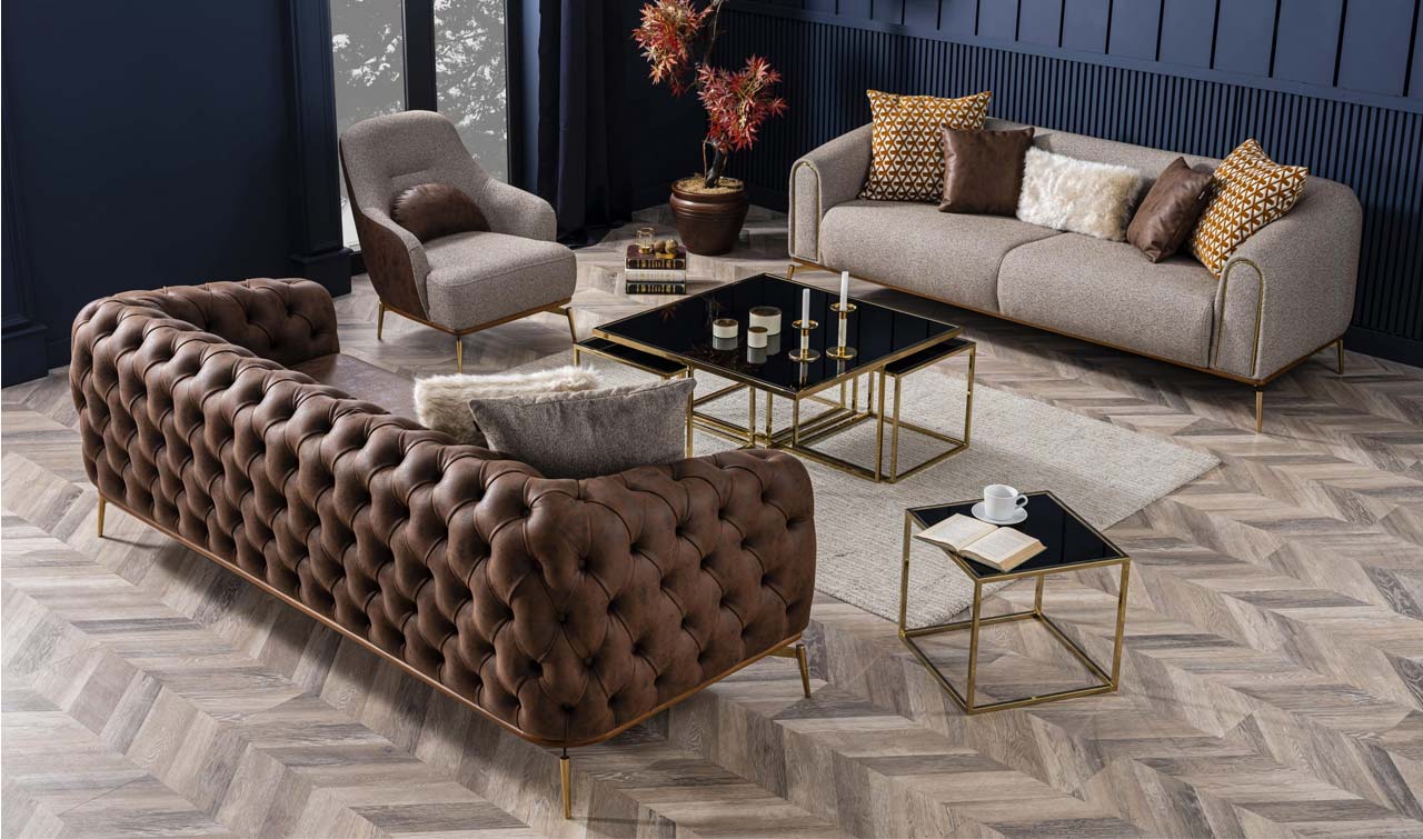 Rio Kahve Koltuk Takımı