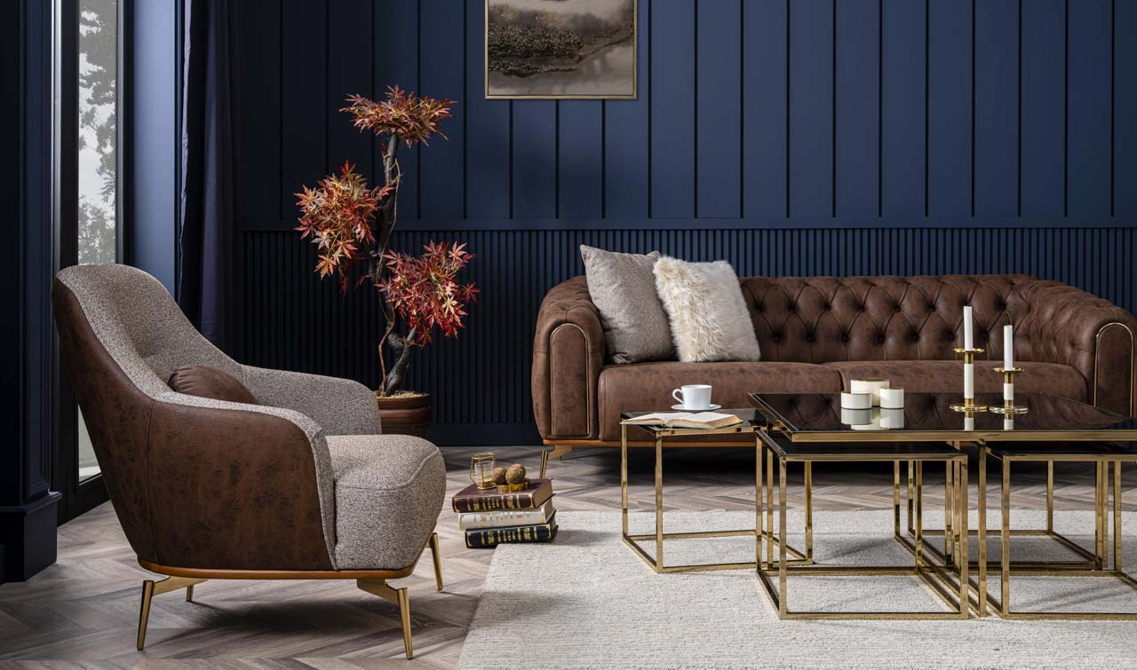 Rio Kahve Koltuk Takımı