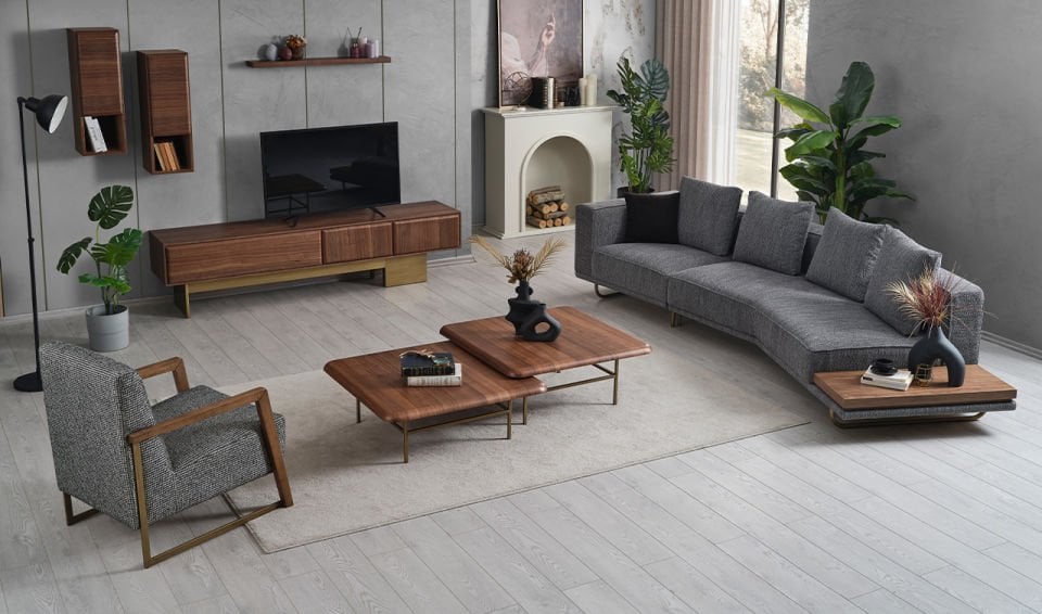 Solid Koltuk Takım Modern