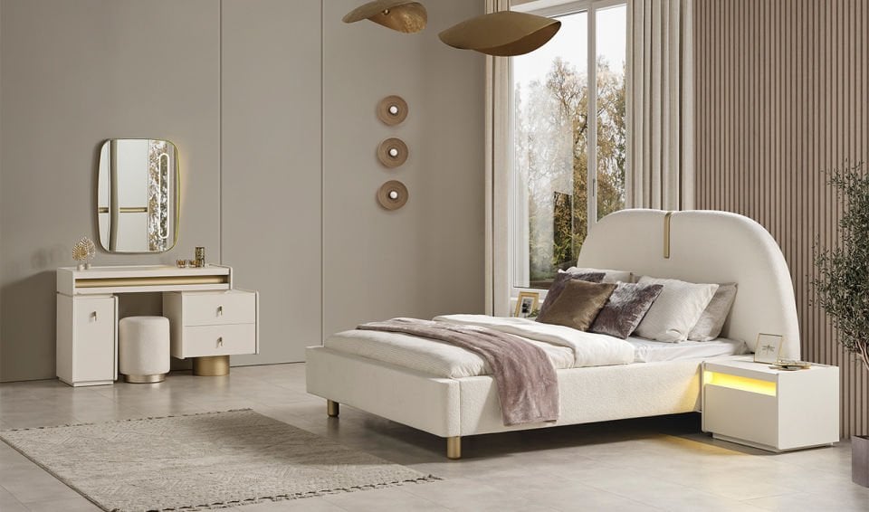 Rio Yatak Odası Takımı | Köşe Dolaplı