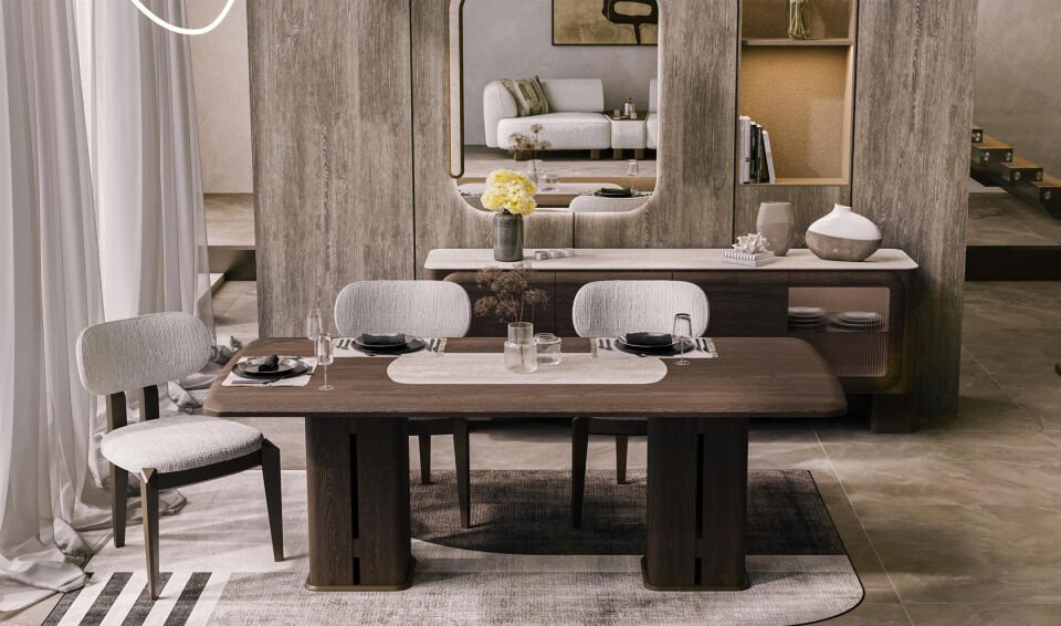 Crown Yemek Odası Takımı | Ahşap