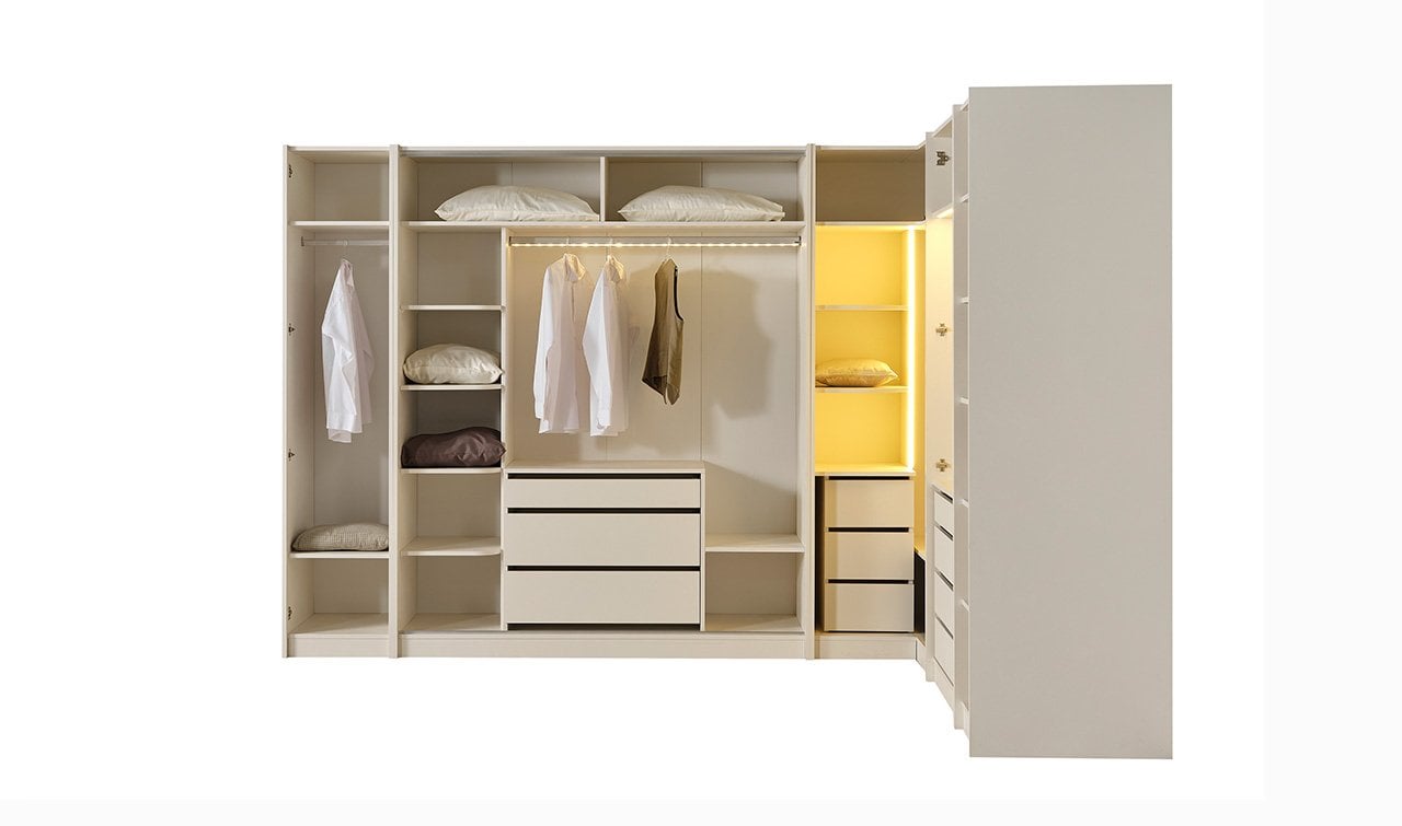 Rio Yatak Odası Takımı | Köşe Dolaplı