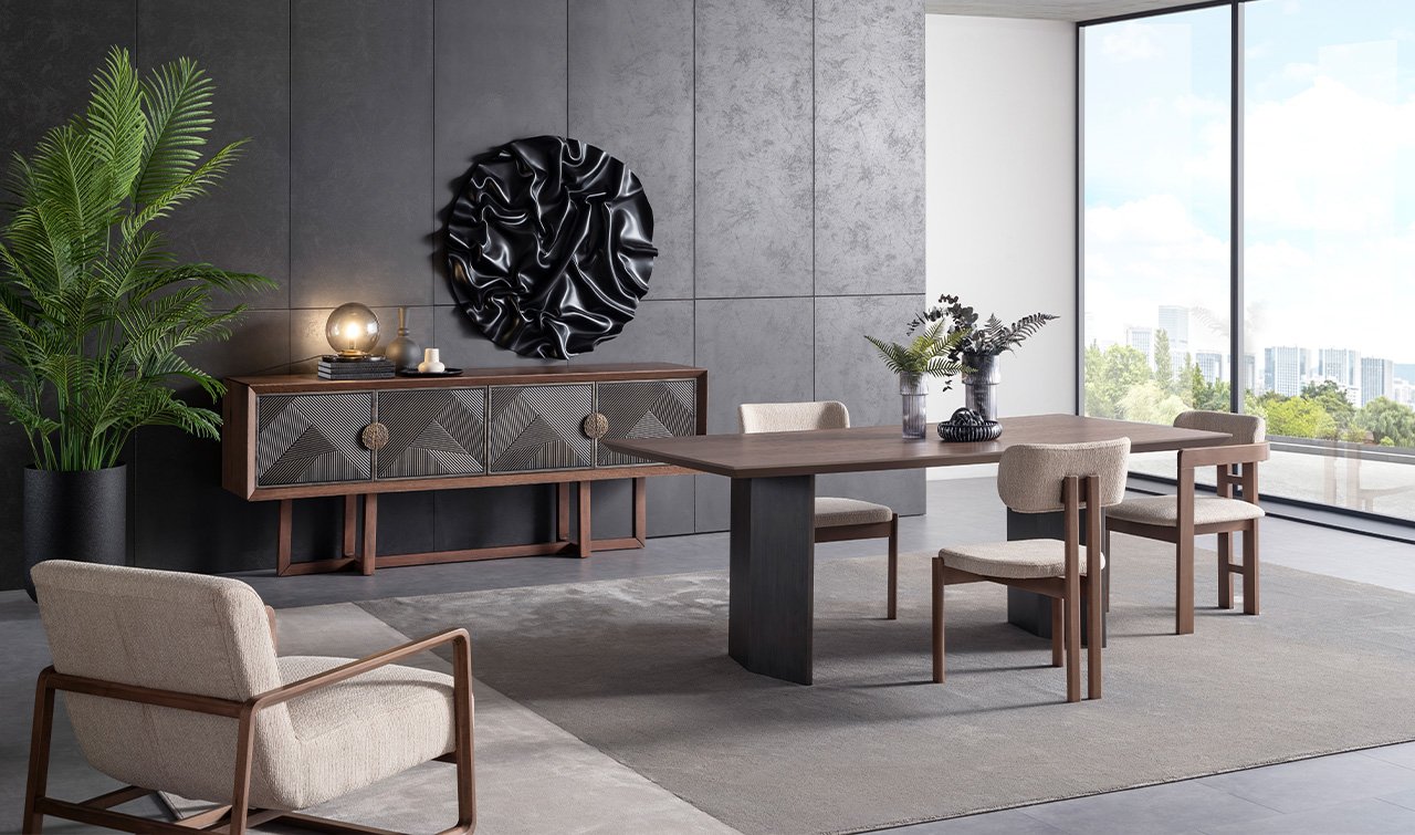 Cross Yemek Odası Takımı