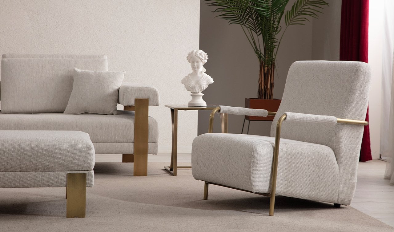 Deep Living Antik Koltuk Takımı