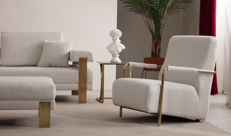 Deep Living Antik Koltuk Takımı