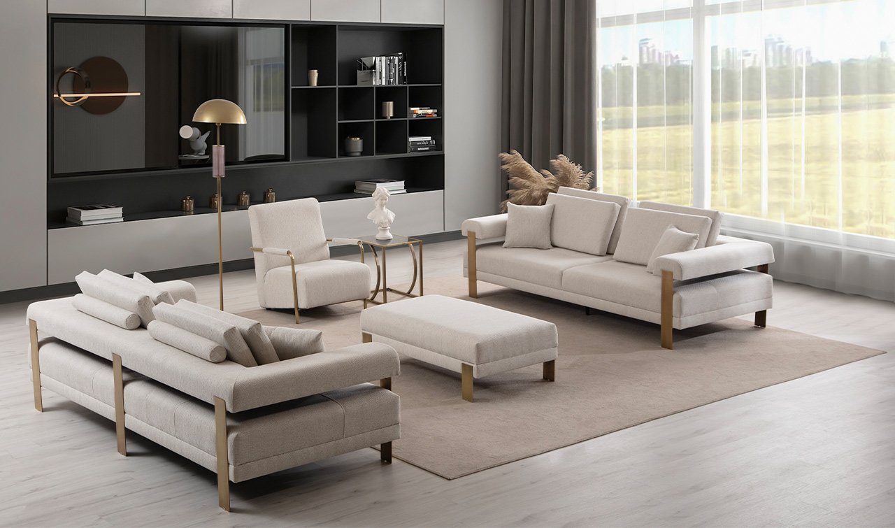 Deep Living Antik Koltuk Takımı