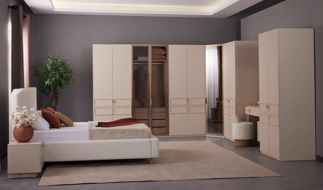 Dante Giyinme Odası - Köşe Dolap