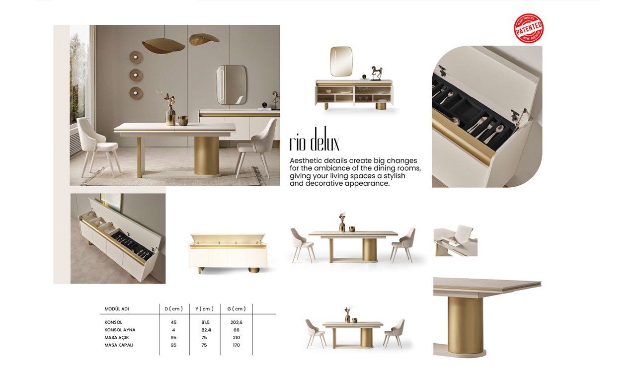 Rio Yemek Odası Takımı