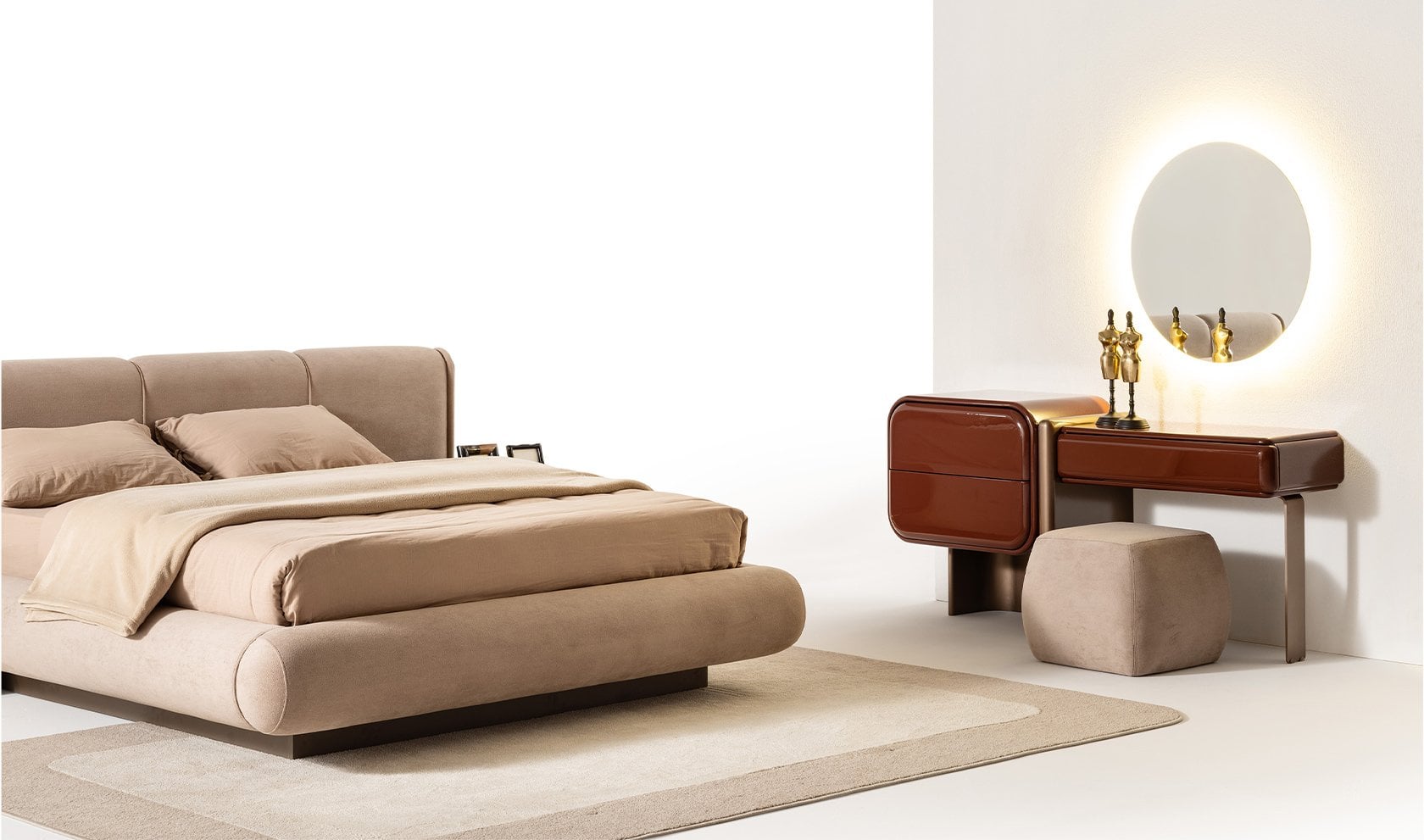 Mocha Karyola Takımı Bordo