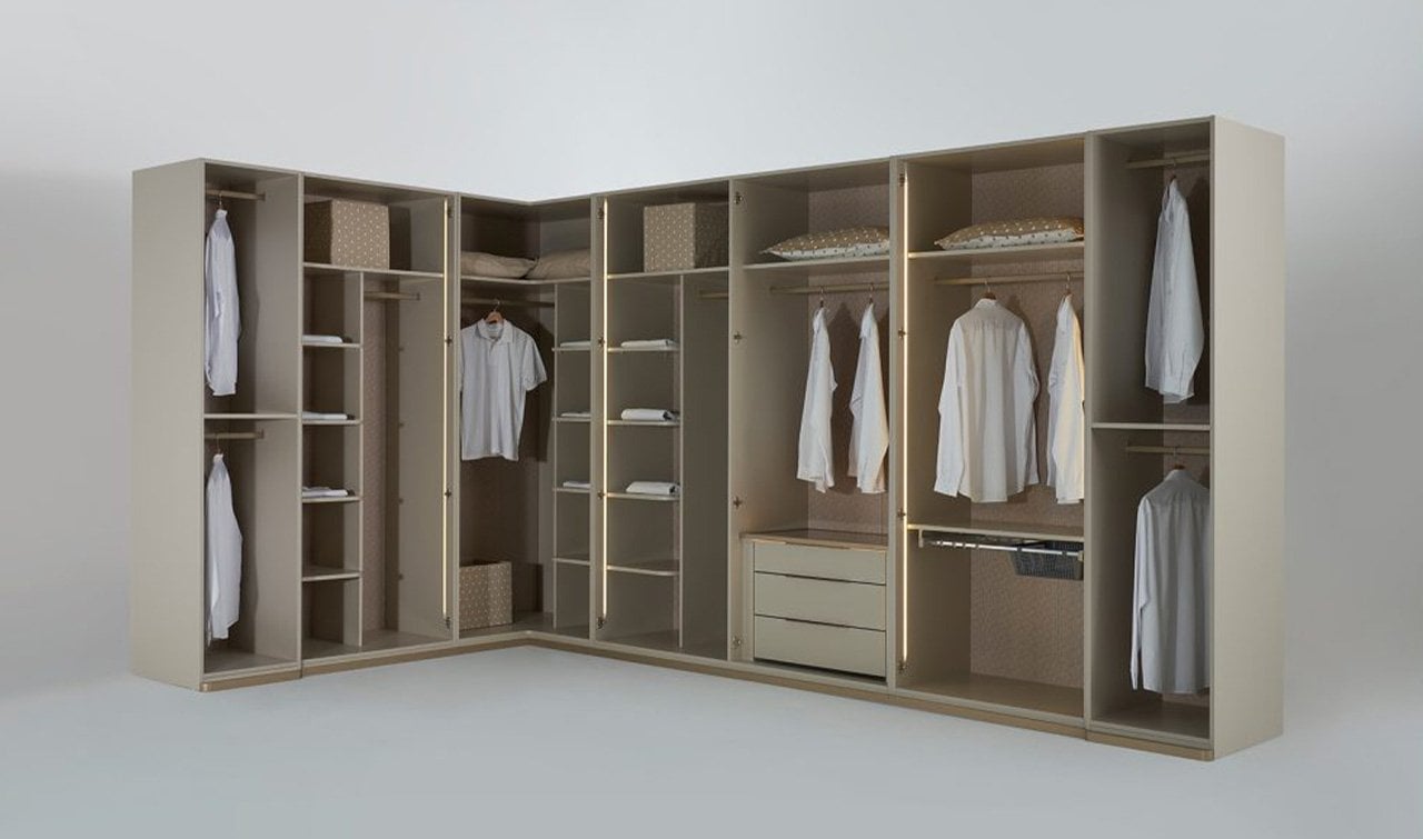 Meta Giyinme Odası - Köşe Dolap