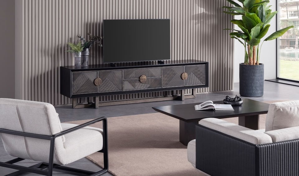 Cross Tv Ünitesi | Siyah