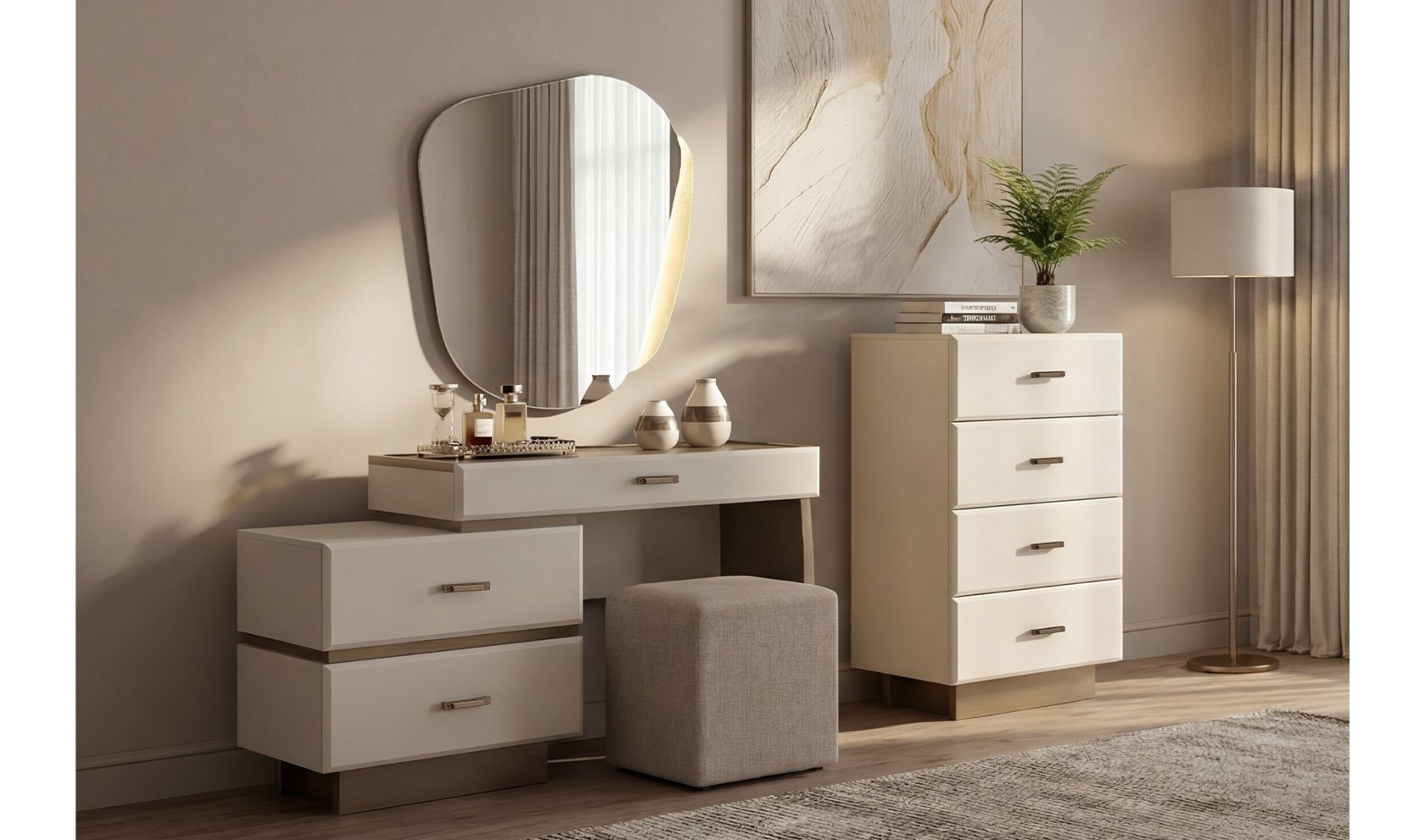 Teba Sürgülü Yatak Odası | 4+1 Kapak