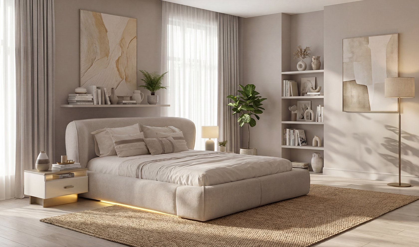 Teba Sürgülü Yatak Odası | 4+1 Kapak