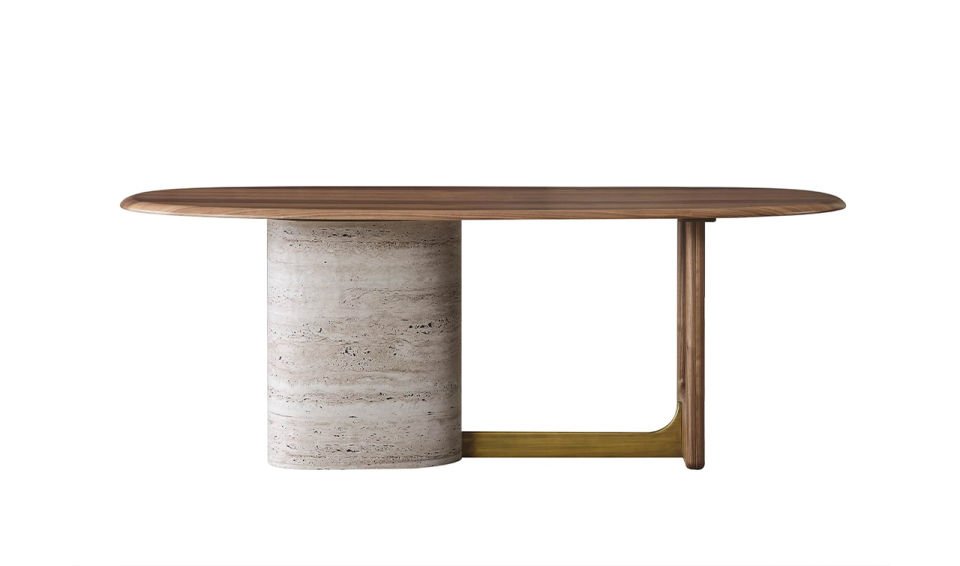 Alba Yemek Odası Takımı | Traverten