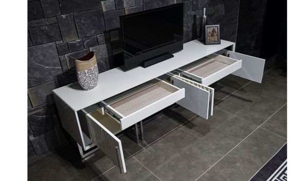 Hermes Beyaz Yemek Odası