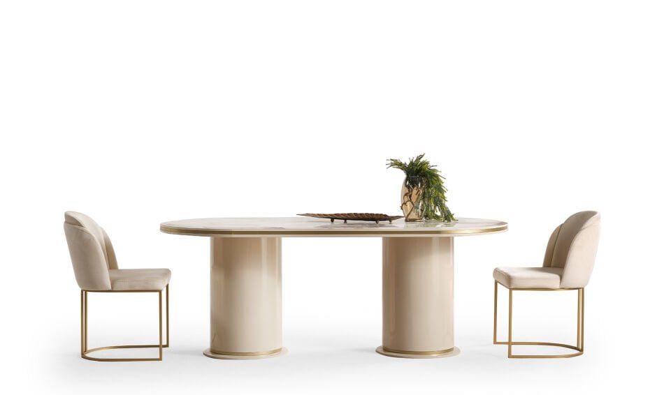 Cartier Yemek Odası Takımı | Ekru