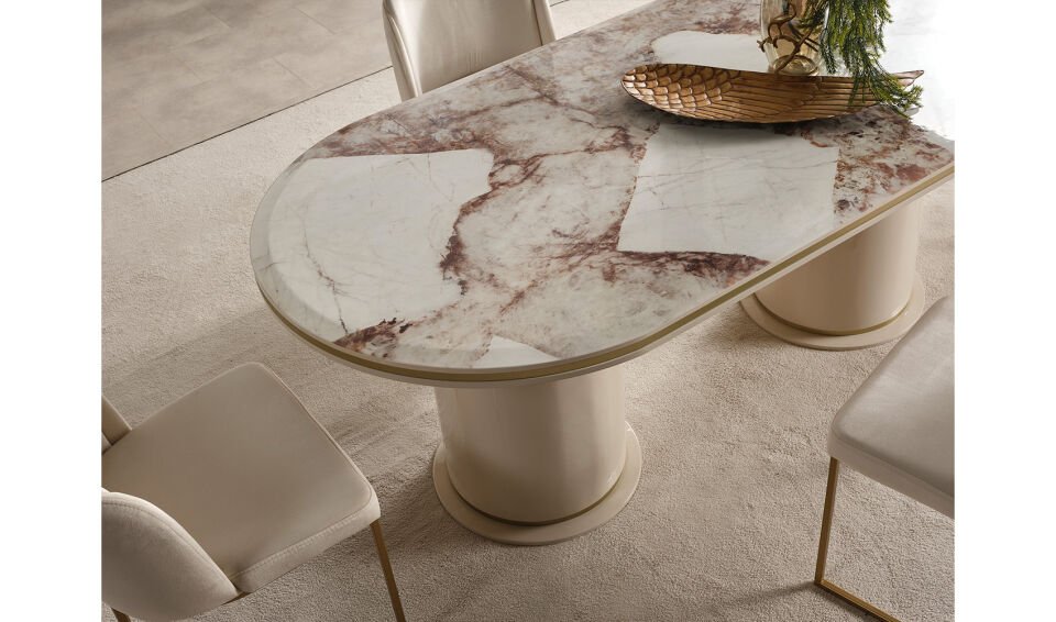 Cartier Yemek Odası Takımı | Ekru