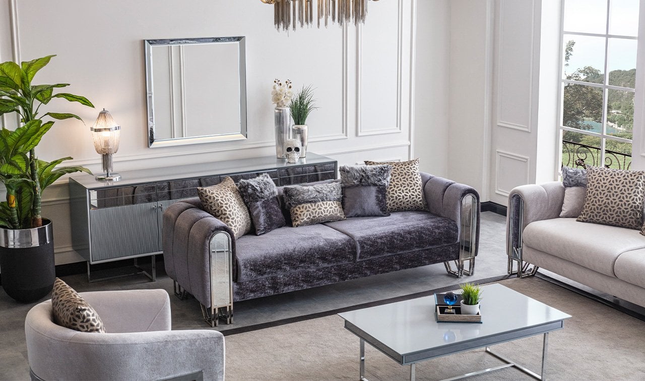 kadife kumaş koltuk takımı, Solo Lüks Koltuk Takımı, lüks kadife koltuk, art deco koltuk, RMM Home