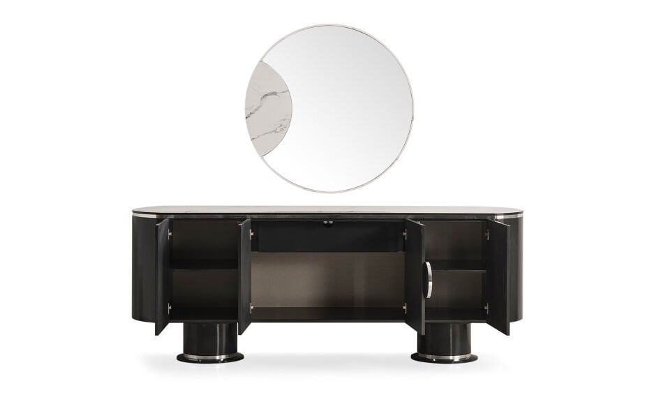 Cartier Yemek Odası Takımı | Antrasit