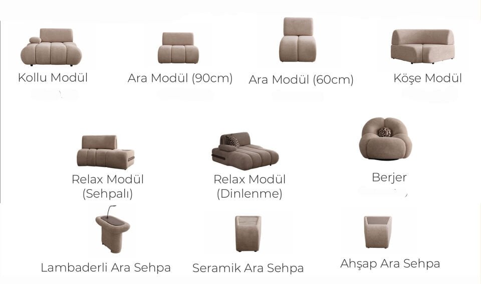 Edra Modüler Koltuk Takımı