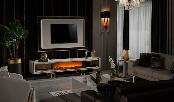 Class Şömineli Tv Ünitesi