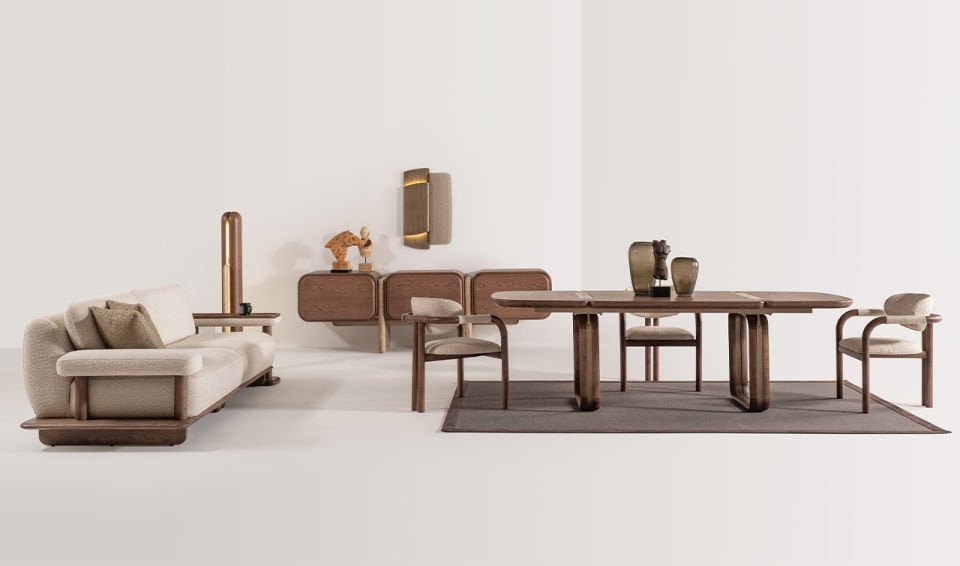 Mocha Yemek Odası Takımı