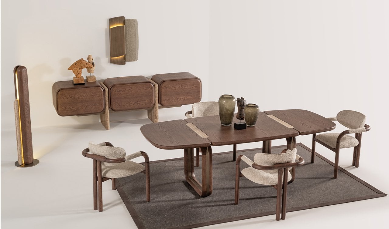 Mocha Yemek Odası Takımı