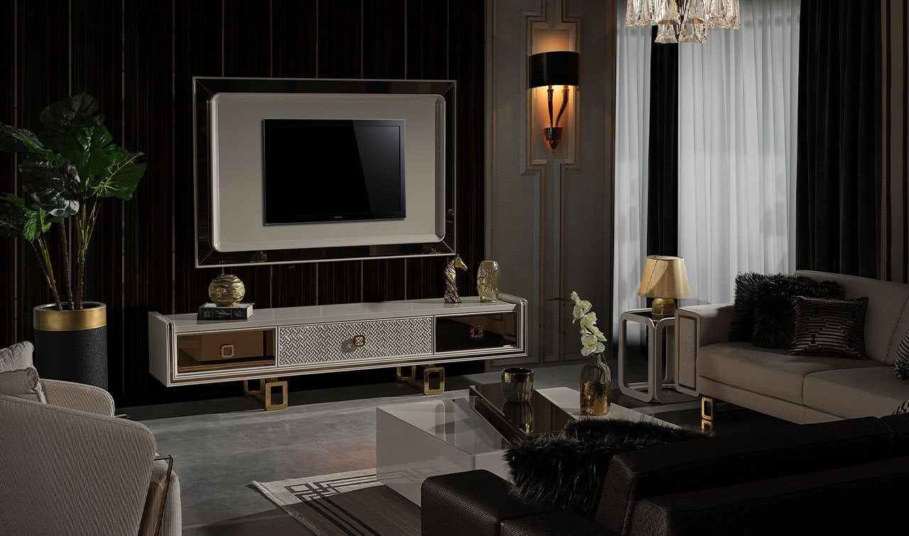 Class Tv Ünitesi - Gold