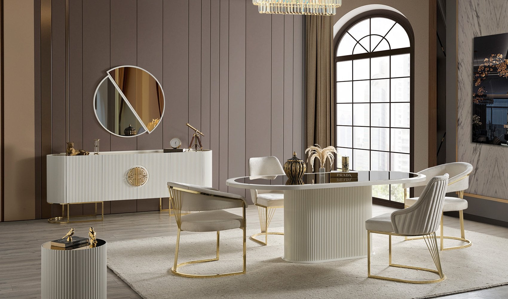 Gucci Premium Yemek Odası Takımı