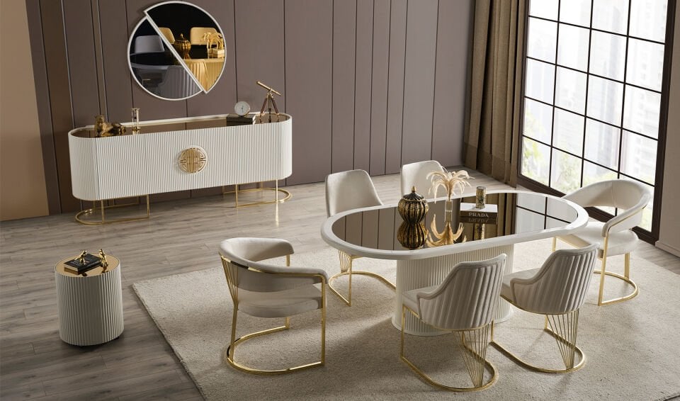 Gucci Premium Yemek Odası Takımı