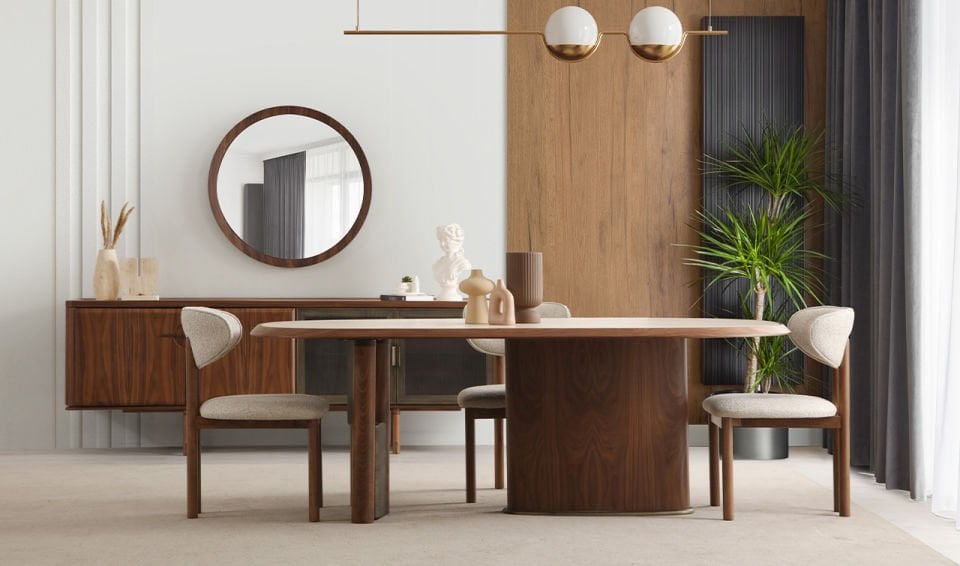 Mozart Yemek Odası Takımı