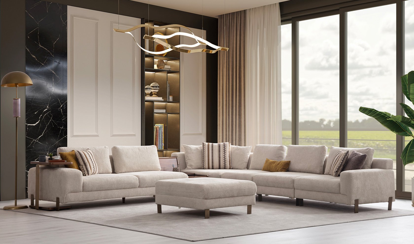 Porto Köşe Koltuk Takımı | Large