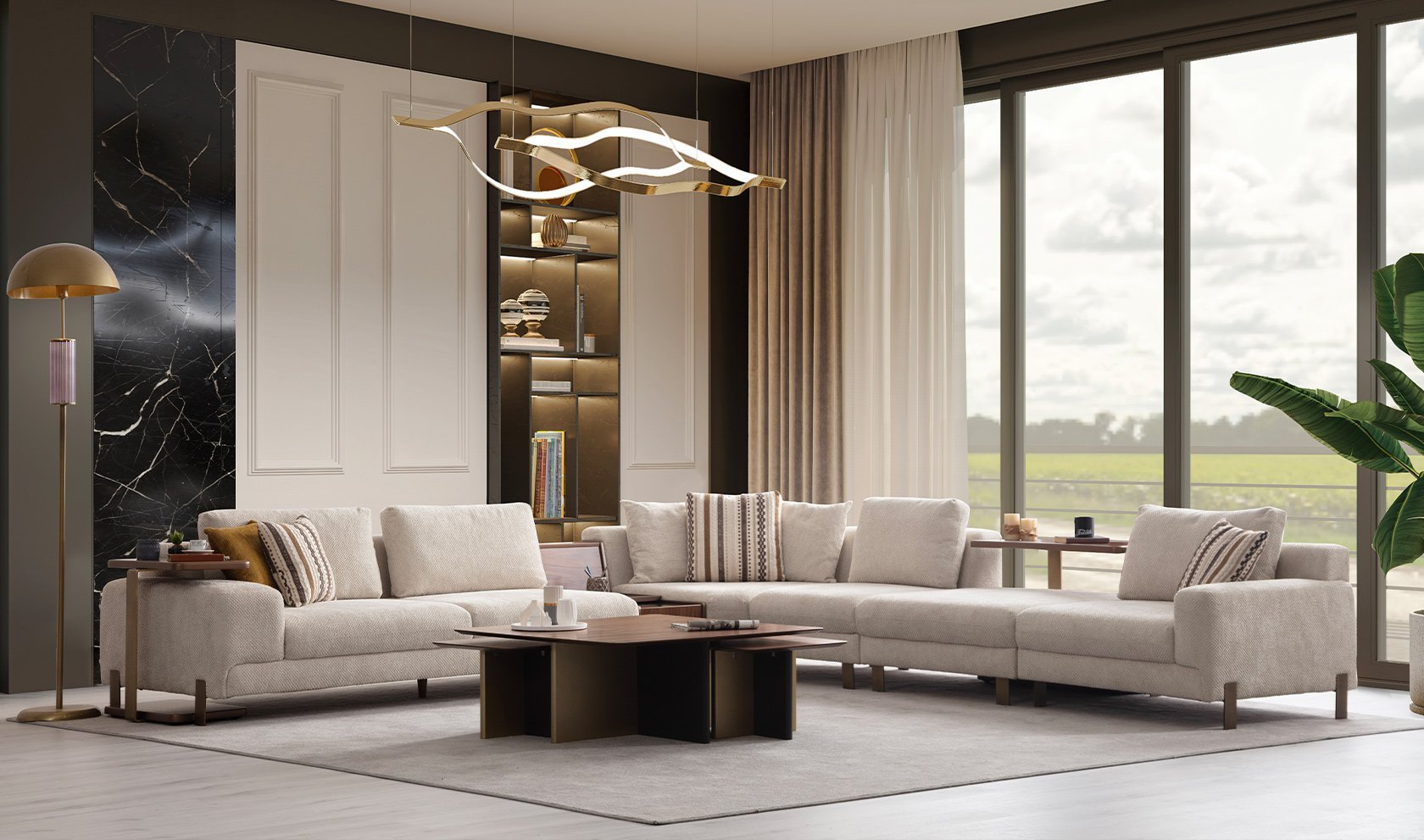 Porto Köşe Koltuk Takımı | Large