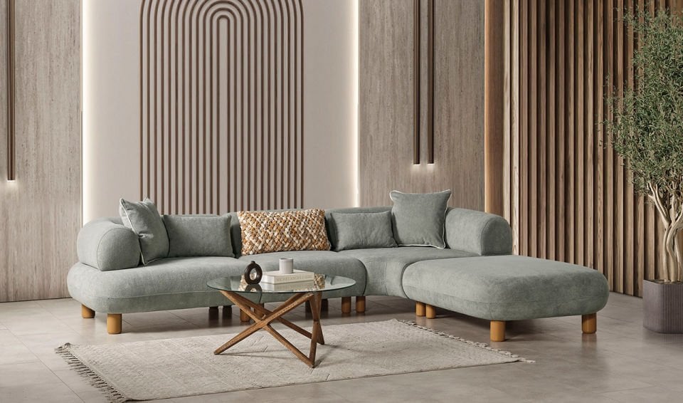 Alfa Dinlenmeli Köşe Koltuk Takımı