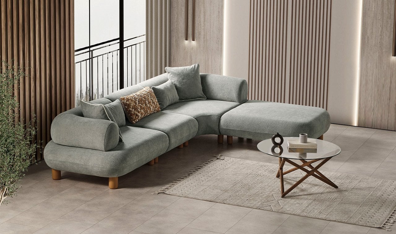 Alfa Dinlenmeli Köşe Koltuk Takımı