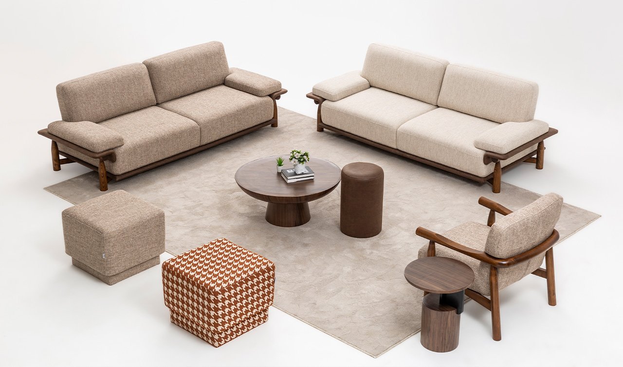 Aura Keten Koltuk Takımı