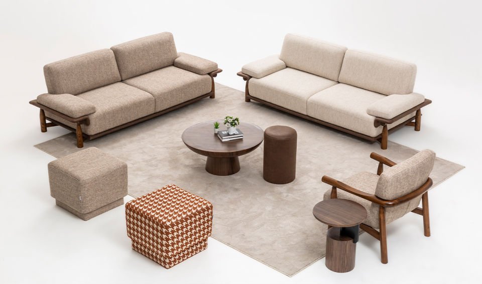 Aura Keten Koltuk Takımı