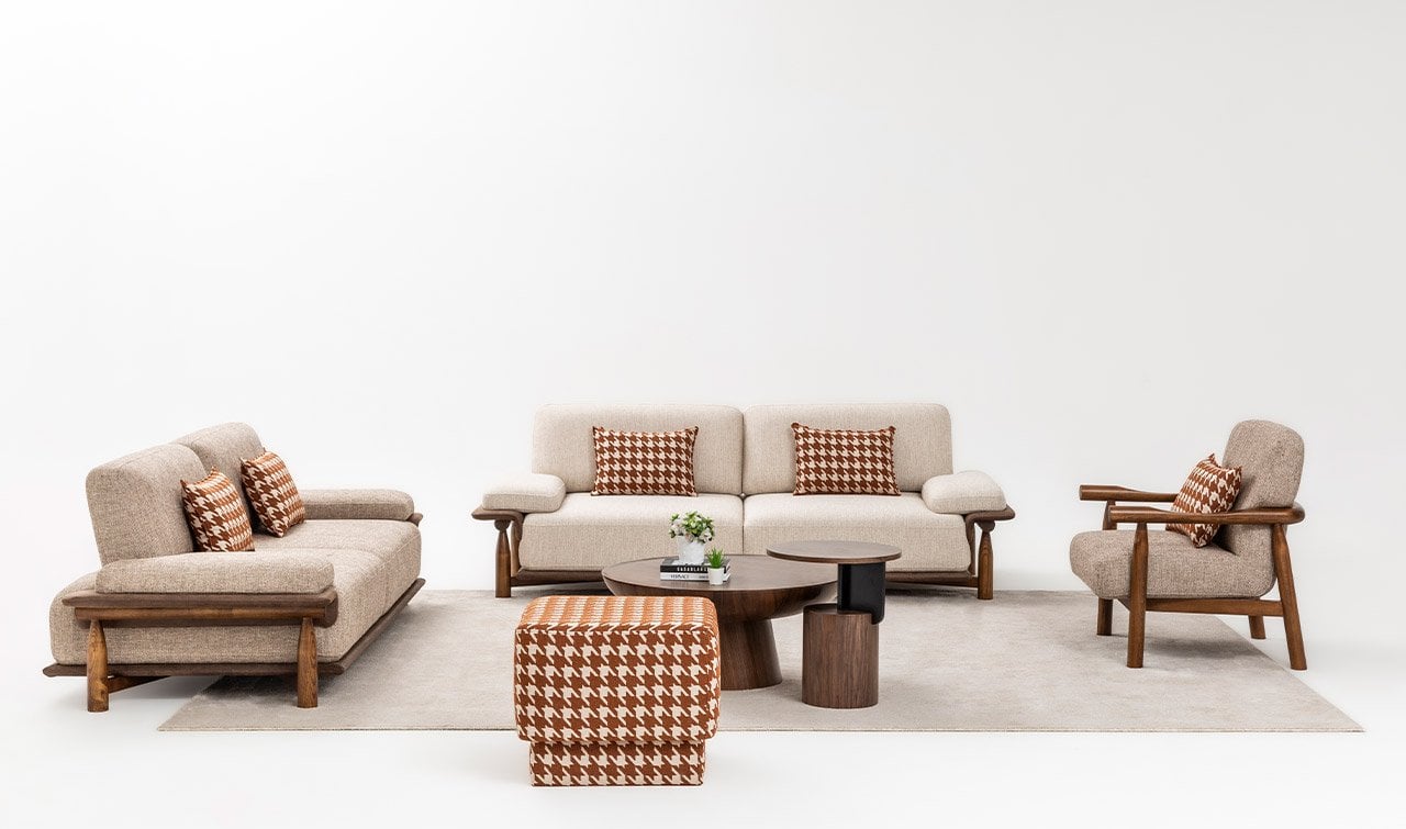 Aura Keten Koltuk Takımı