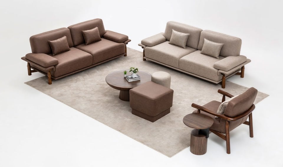 Aura Nubuk Koltuk Takımı