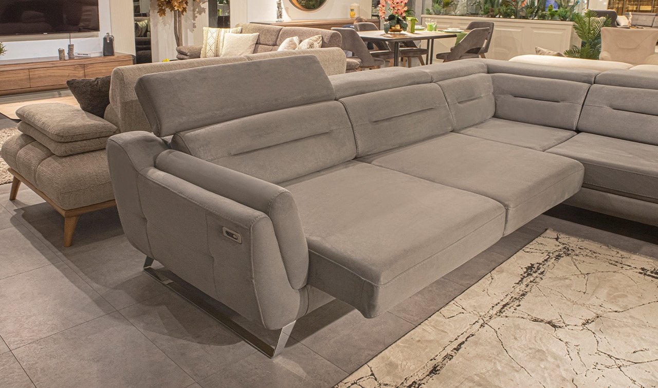 Alfeca Dinlenmeli Köşe Koltuk Takımı