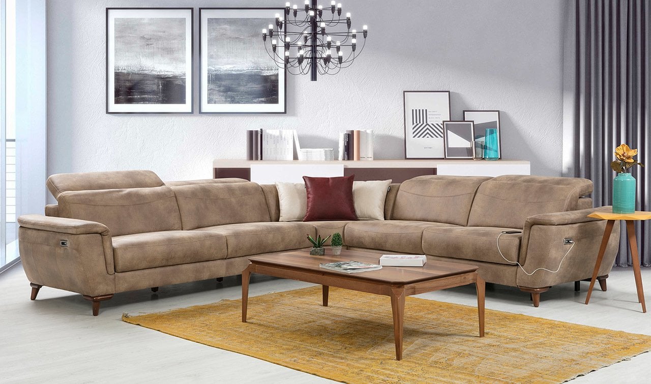 Armani Mekanizmalı Köşe Koltuk Takımı