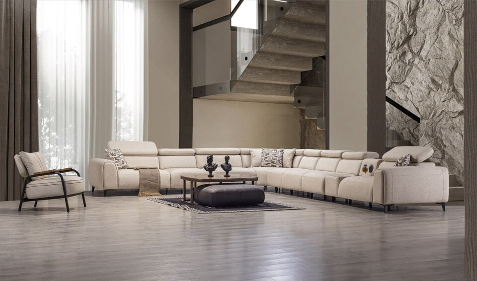 Kristal Köşe Koltuk | Recliner