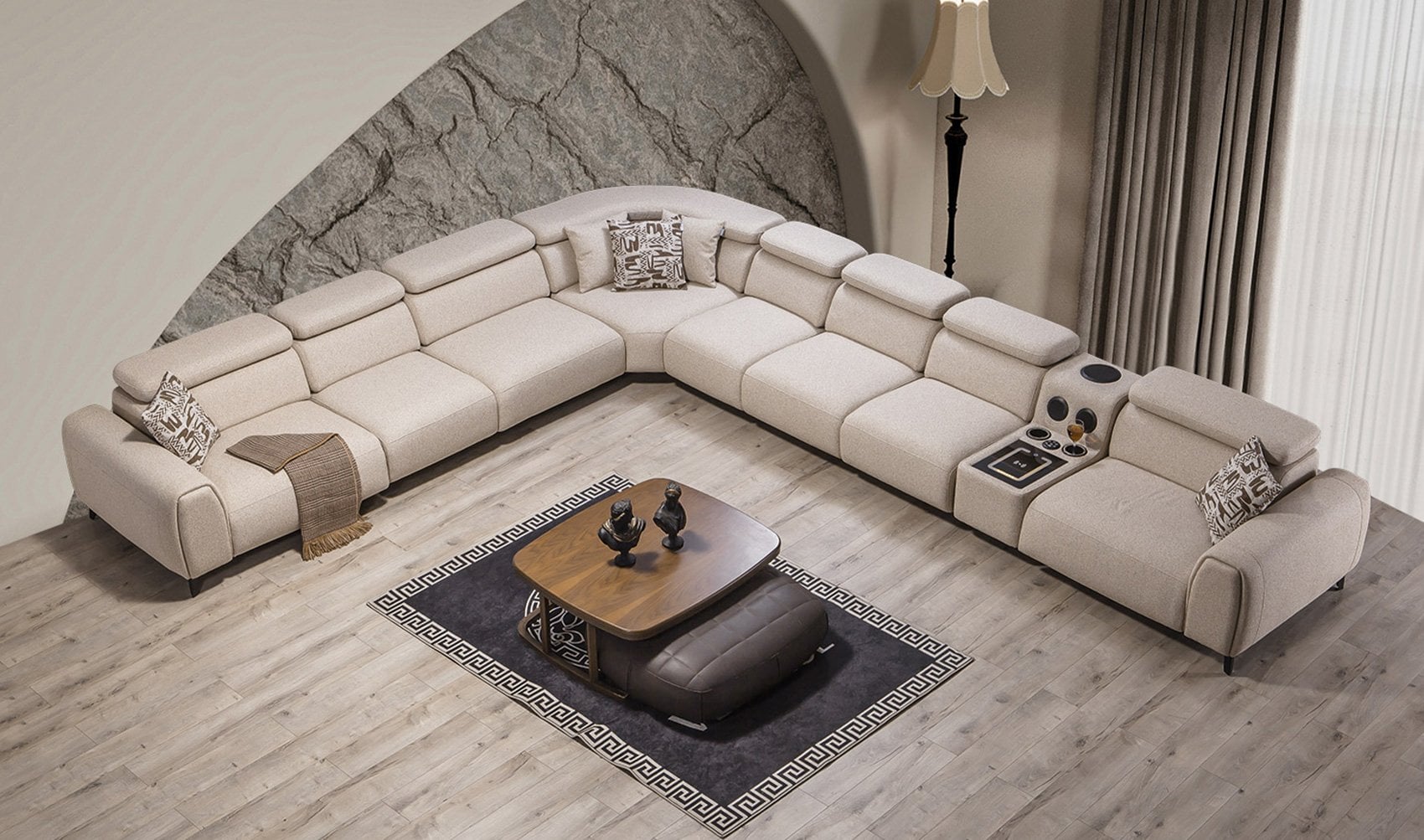 Kristal Köşe Koltuk | Recliner