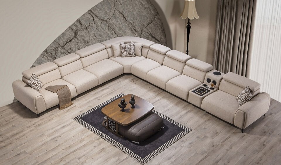 Kristal Köşe Koltuk | Recliner