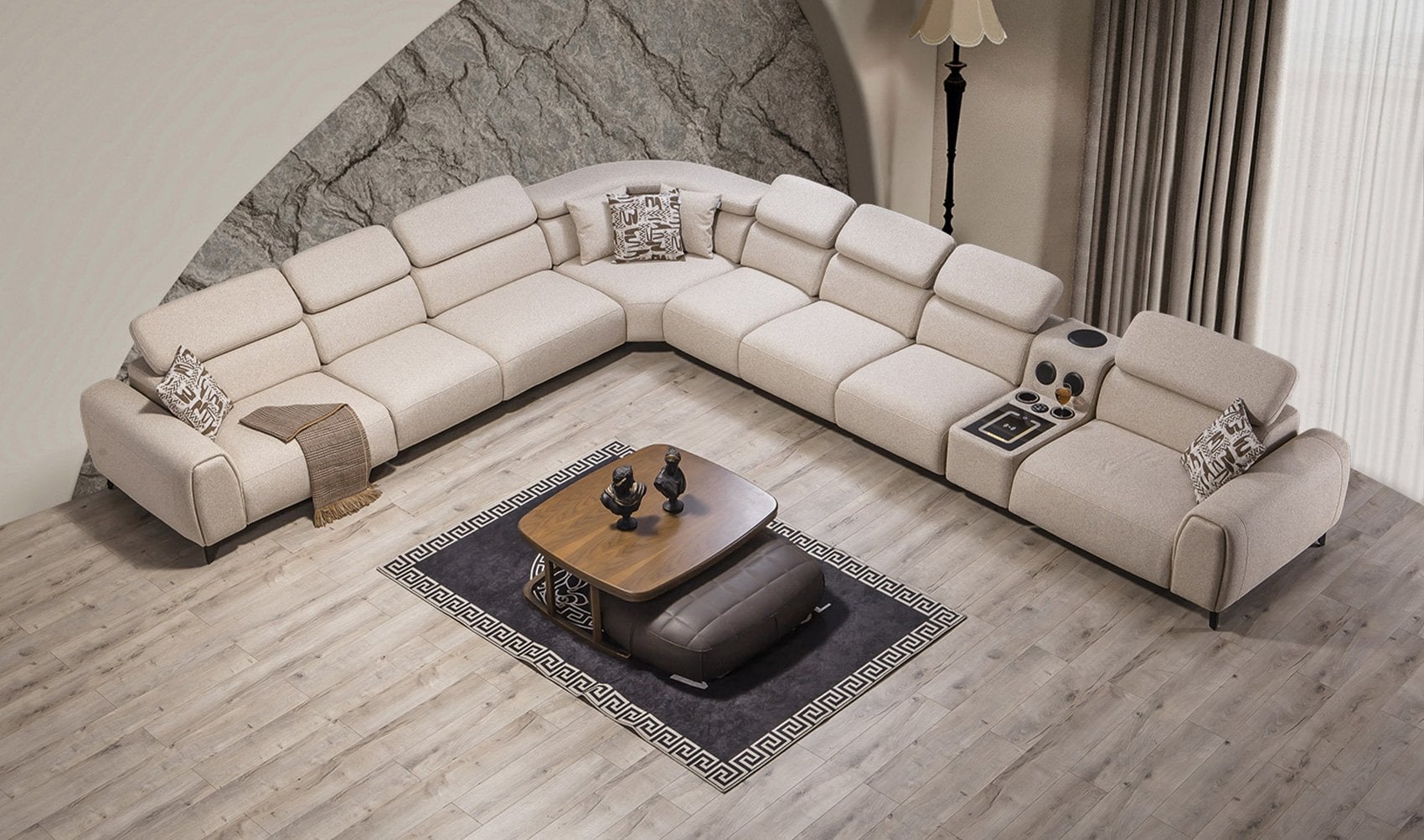 Kristal Köşe Koltuk | Recliner