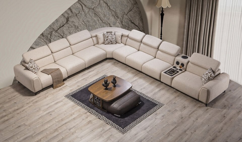 Kristal Köşe Koltuk | Recliner