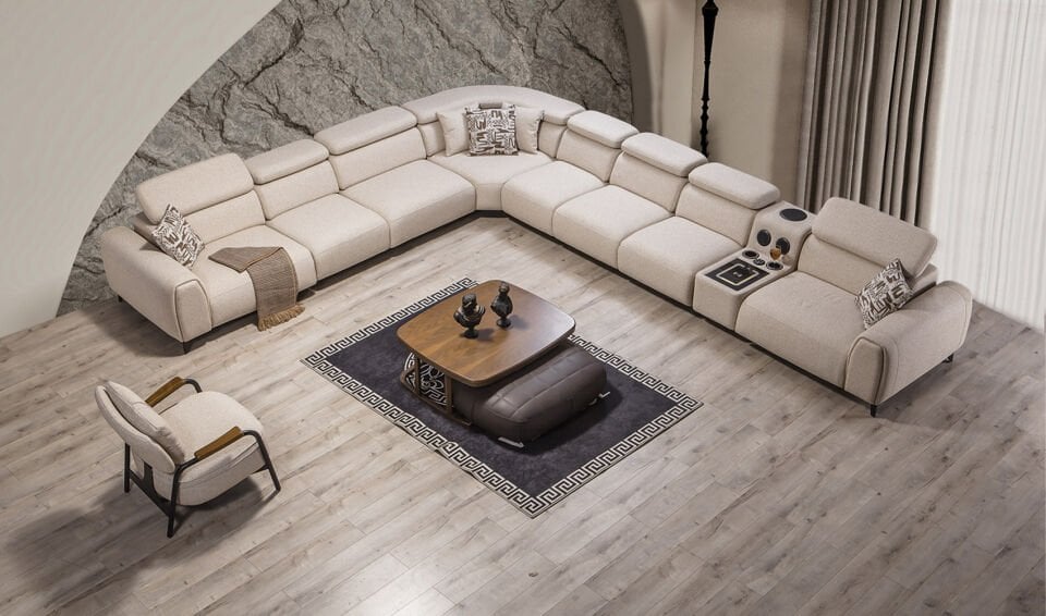 Kristal Köşe Koltuk | Recliner