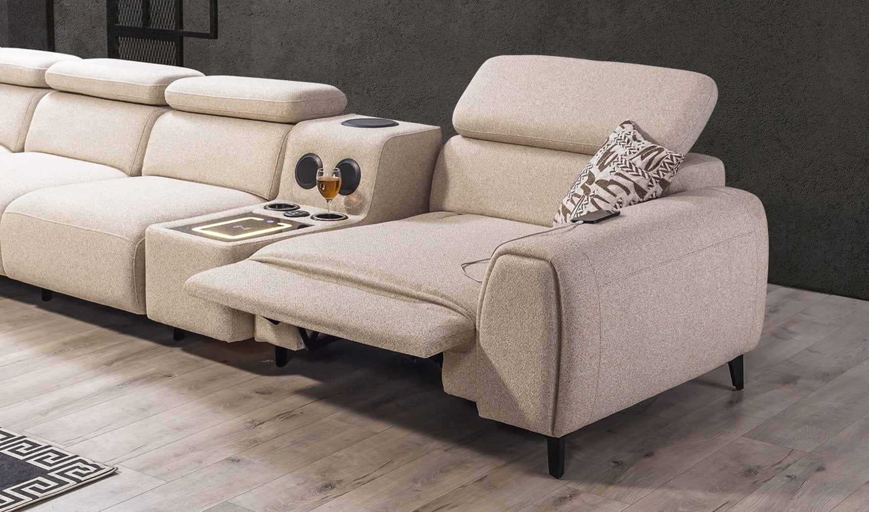 Kristal Köşe Koltuk | Recliner